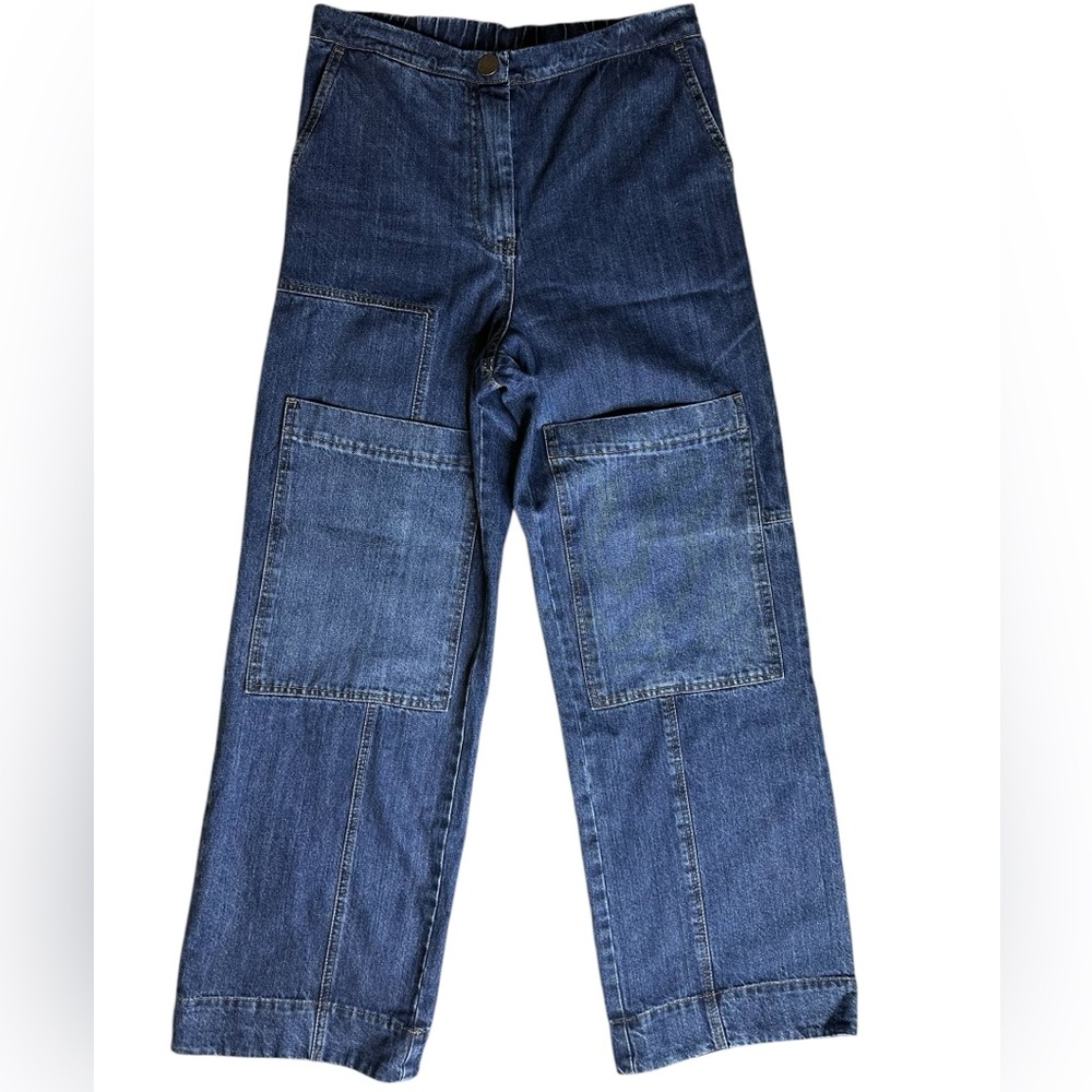 Alembika Wide Leg Jeans Large Pockets